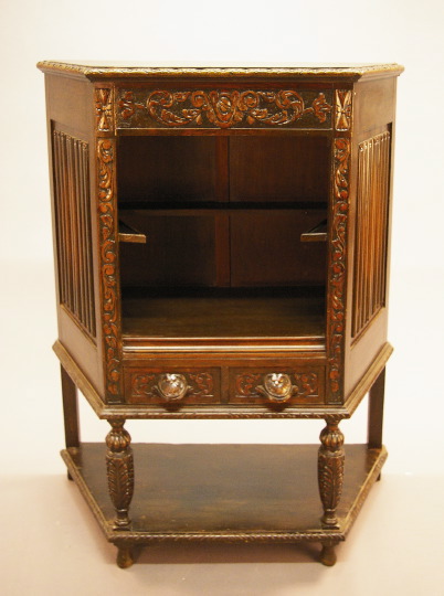 Jacobean-Style Carved and Stained