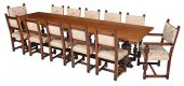 JACOBEAN STYLE CARVED OAK UPHO
