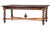 JACOBEAN-STYLE FRUITWOOD DININ