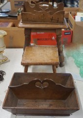 JACOBEAN STYLE JOINT STOOL, TW