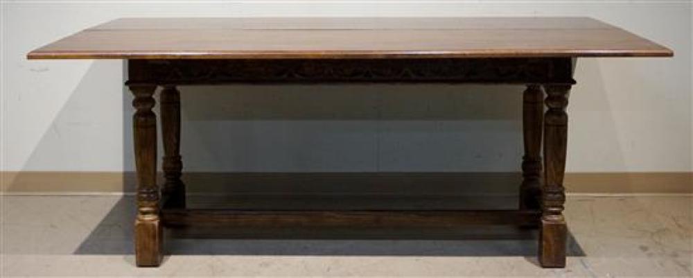 JACOBEAN STYLE OAK FOLD-TOP
