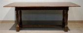 JACOBEAN STYLE OAK FOLD-TOP DI