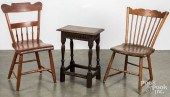 JACOBEAN STYLE OAK JOINT STOOL