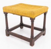 JACOBEAN STYLE OAK STOOL Jacob