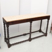 JACOBEAN STYLE TRAVERTINE TOP
