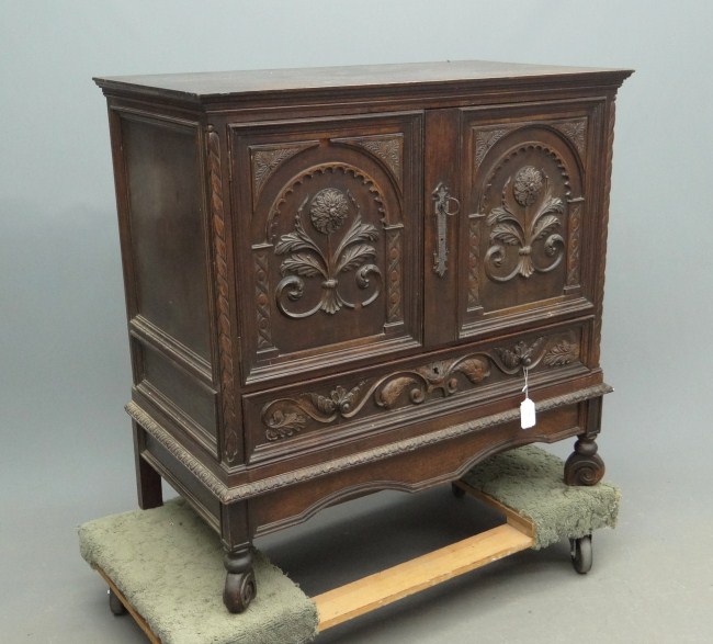 Jacobean style two door single