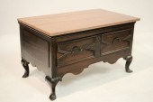 JACOBEAN-STYLE TWO DRAWER LOW