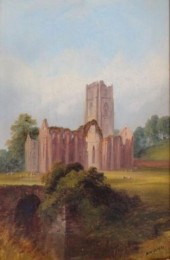 JACOBI M.M. Oil on Canvas of a