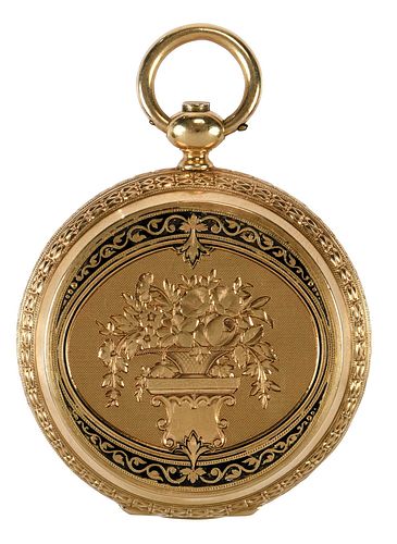 JACOT 18KT. POCKET WATCH44.5mm