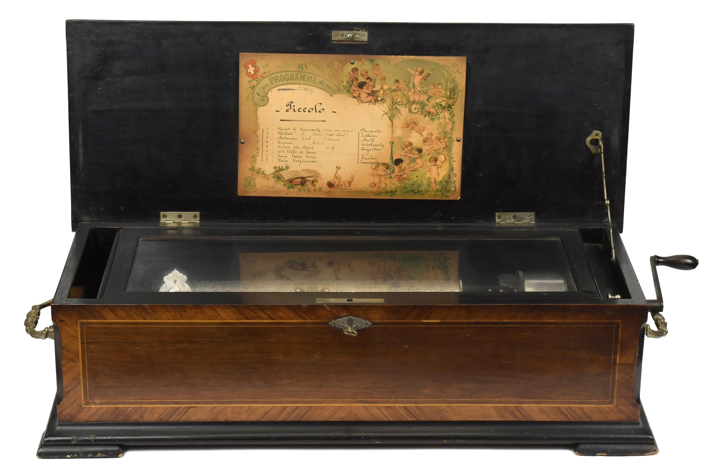 JACOT’S SWISS CYLINDER MUSIC BOX.