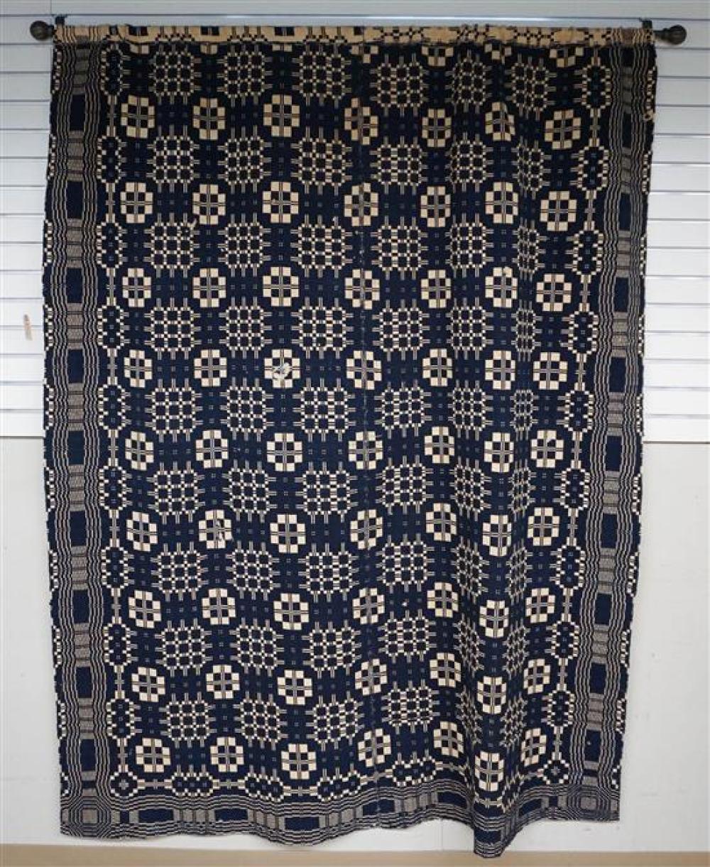 JACQUARD BLUE AND WHITE