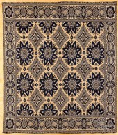JACQUARD COVERLET, MID 19TH C.