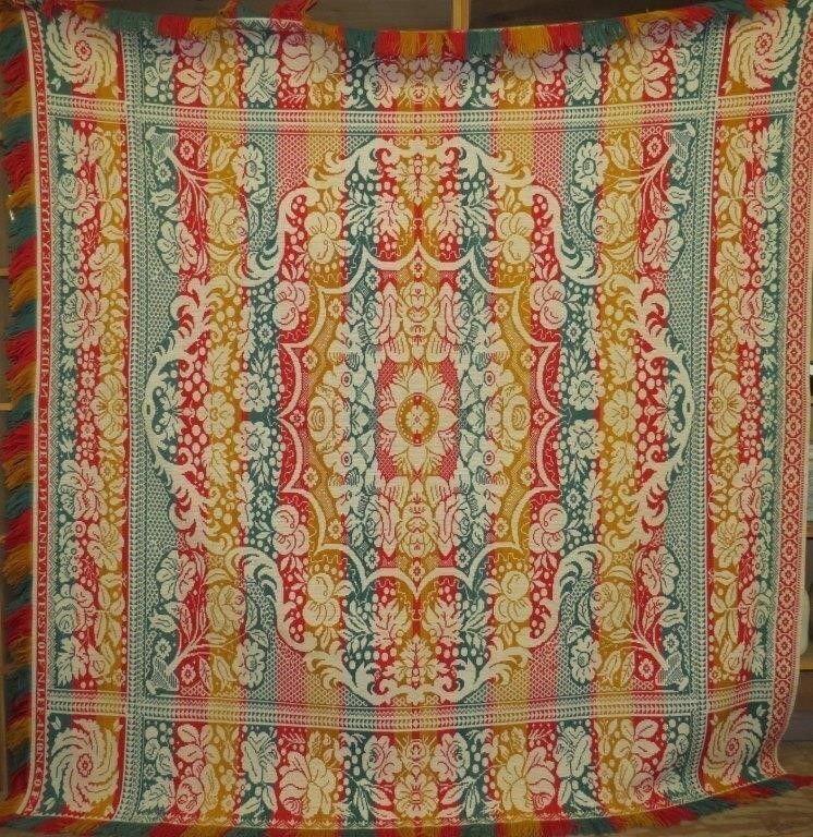 JACQUARD WOVEN COVERLET BY