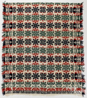JACQUARD WOVEN COVERLET, MID 1