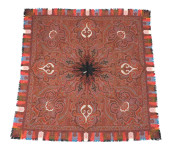 JACQUARD WOVEN WOOL PAISLEY SH
