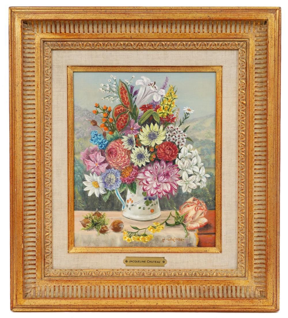 JACQUELINE CHUTEAU 'FLORAL STILL