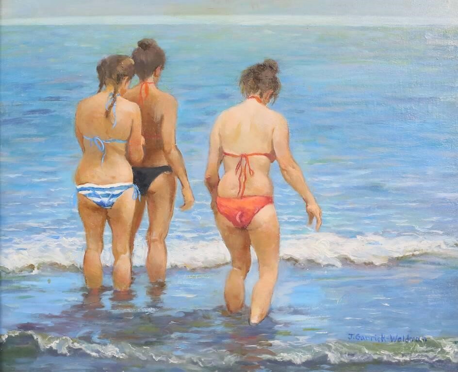 JACQUELINE GARRICK-WALDMAN OIL ON