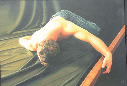 JACQUELINE MARR OIL ON CANVAS,