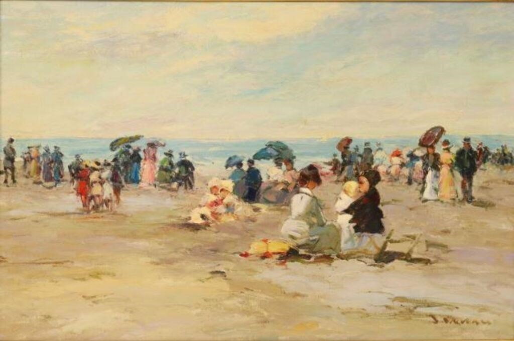 JACQUES DEVEAU (B.1937) BEACH