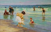 JACQUES DEVEAU (B.1937) BEACH