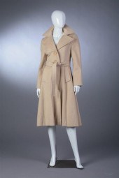JACQUES HEIM BEIGE WOOL COAT.