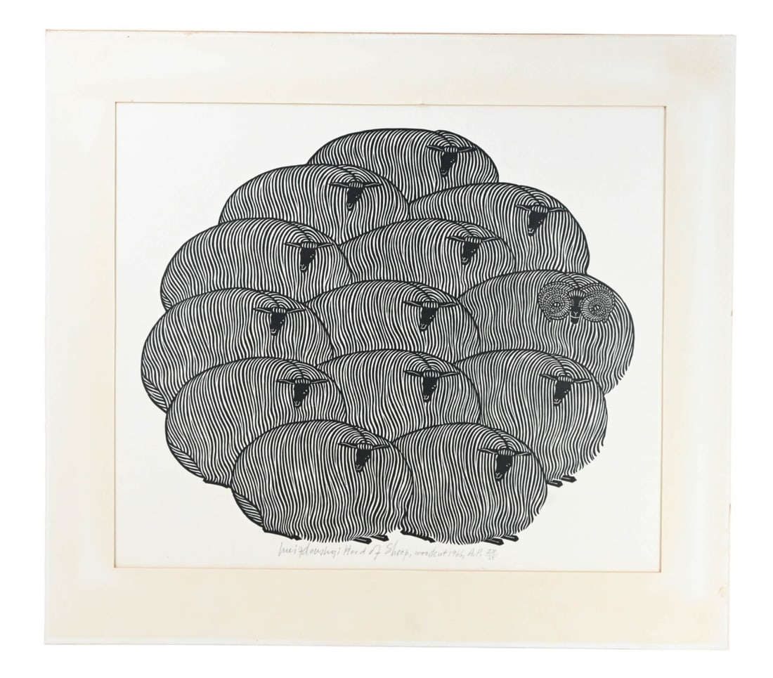 JACQUES HNIZDOVSKY SIGNED WOODBLOCK