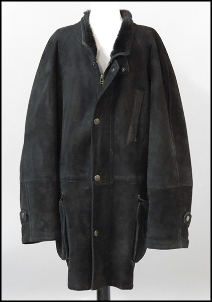 JACQUES JEKEL MAN'S BLACK SHEARLING