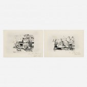 Jacques Milet. Cityscape (two