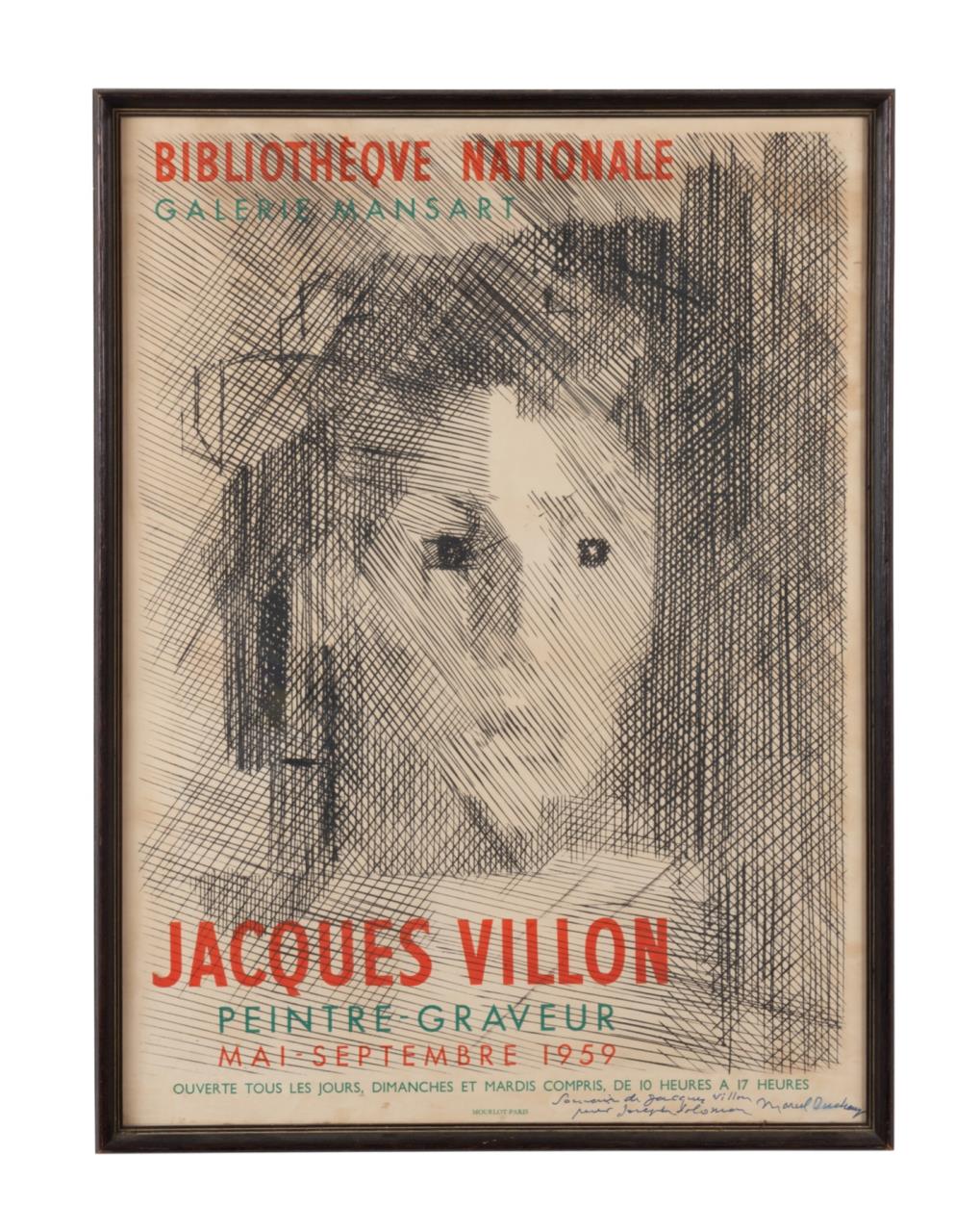 JACQUES VILLON EXHIBITION POSTER