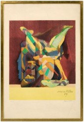 Jacques Villon lithograph (Fre