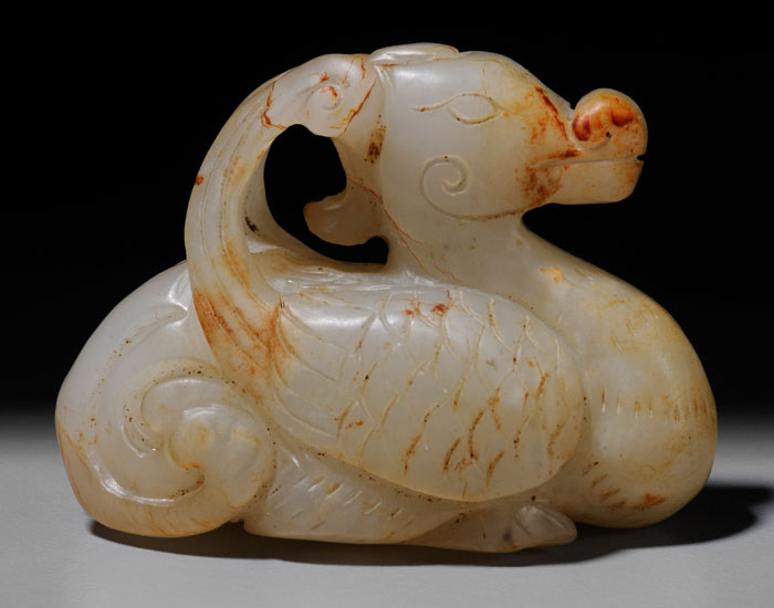Jade Archaistic Duck Ming/Qing