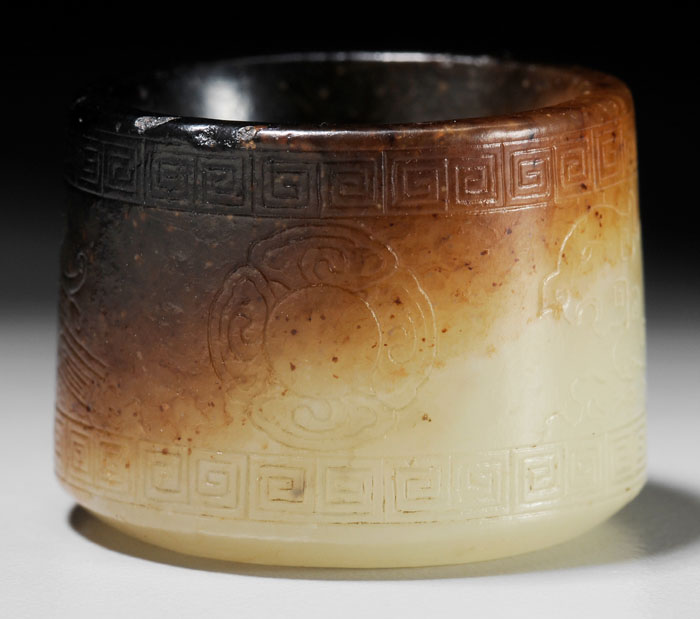 Jade Archer's Ring Chinese, Qing or