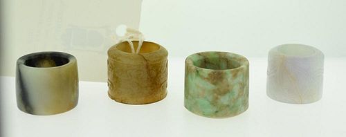 JADE ARCHER'S RINGSFour jade