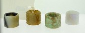 JADE ARCHER'S RINGSFour jade A
