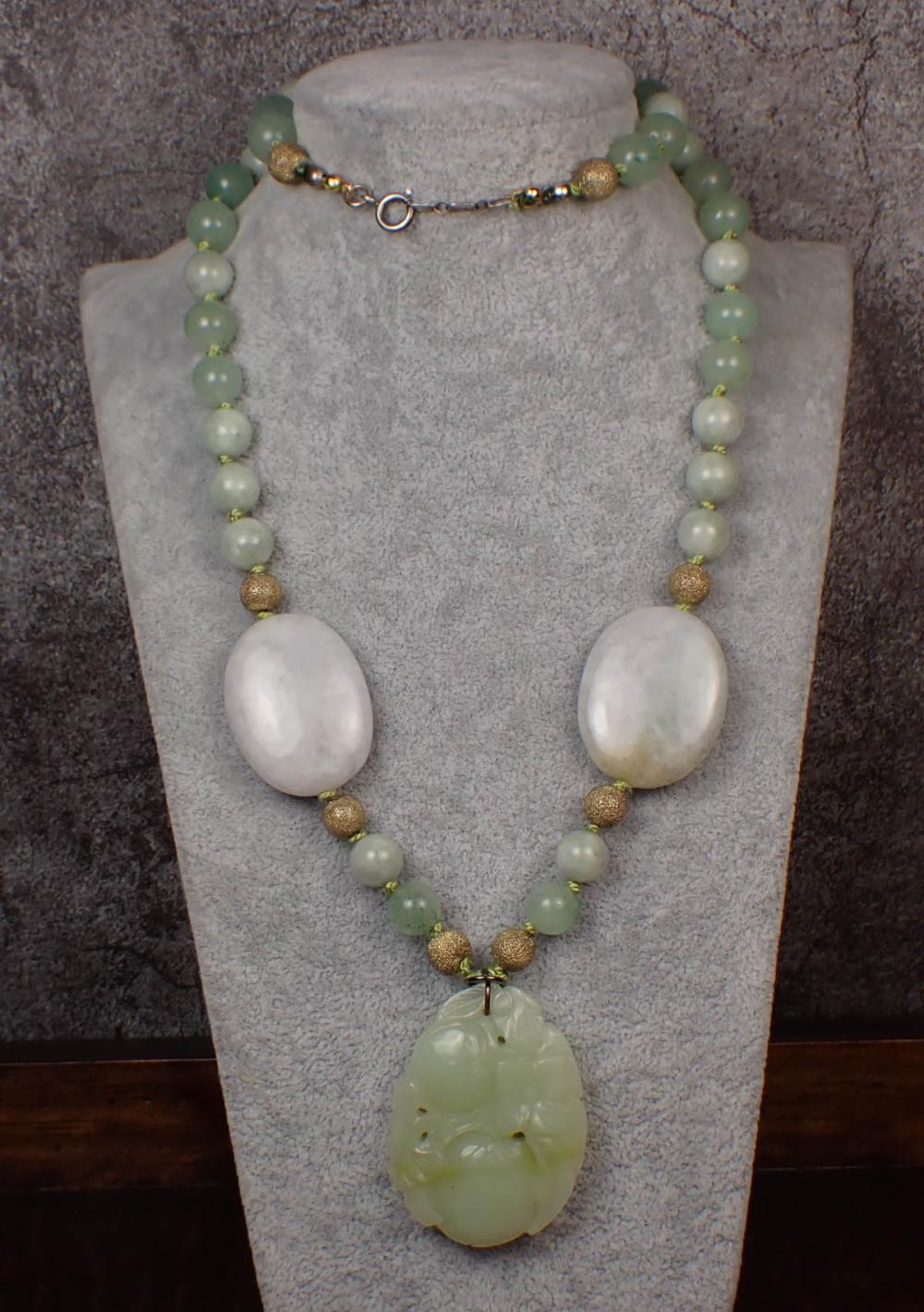 JADE, AVENTURINE AND SERPENTINE