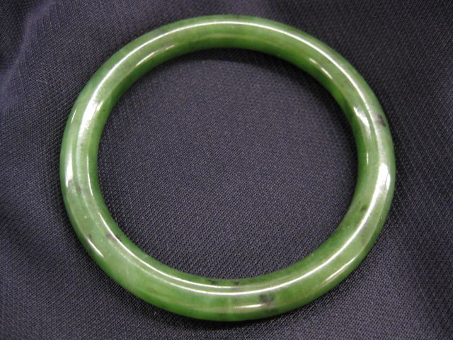 Jade Bangle Bracelet deep rich