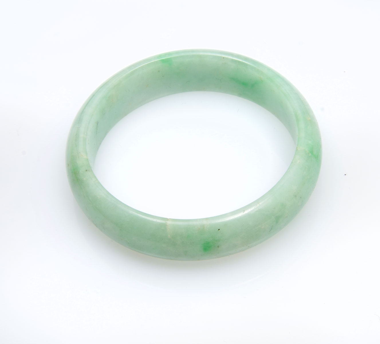 JADE BANGLE BRACELET: Slightly