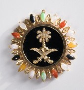 JADE, BLACK ONYX AND DIAMOND P