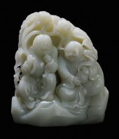 Jade Boulder Qing Dynasty, pal