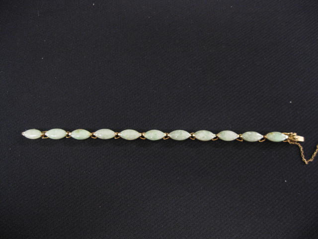 Jade Bracelet 11 marquise cut