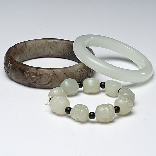Jade Bracelets Chinese includes two