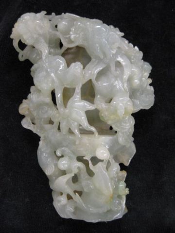Jade Carving Fish at Bottoms