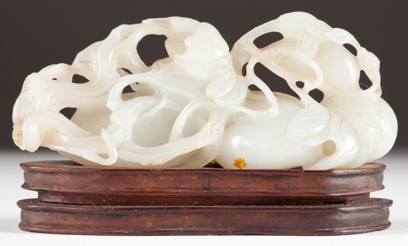 Jade Double Gourd Carving 18th