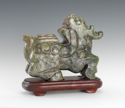 Jade Dragon Figurine Jade dragon