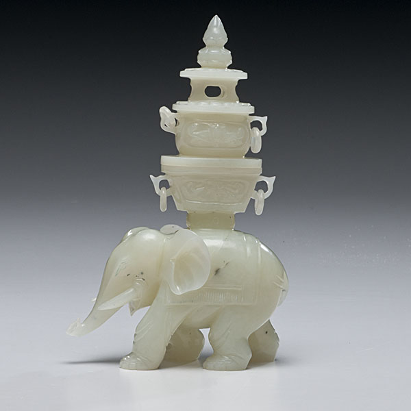 Jade Elephant Censor Chinese a pale