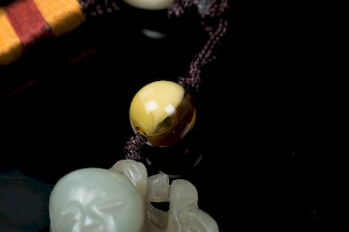 JADE ‘FIGURAL' PENDANTDepicting a