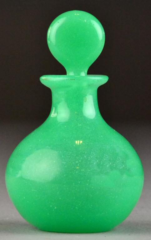 Jade Glass Perfume Bottle