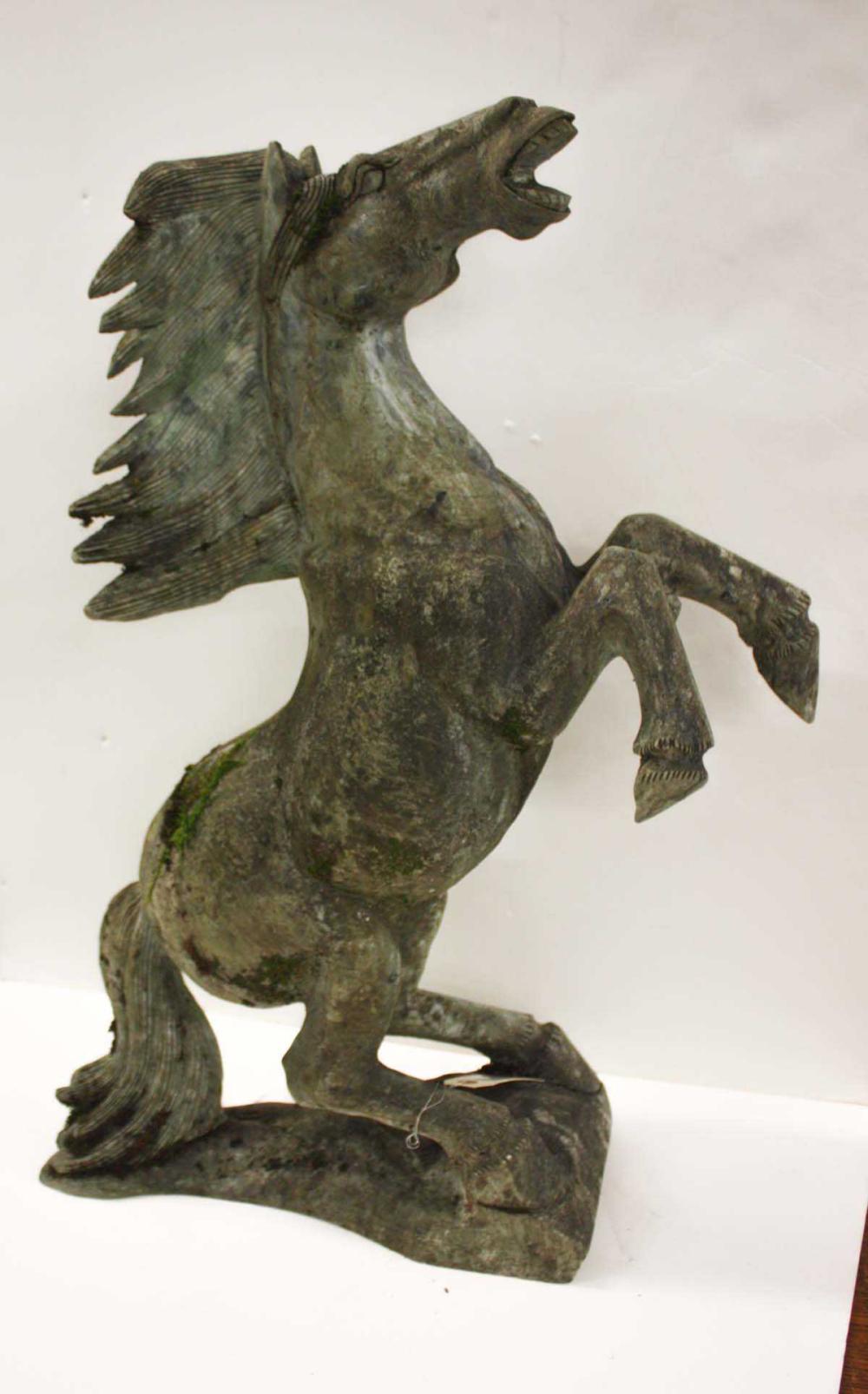 JADE-GREEN EQUESTRIAN MARBLE
