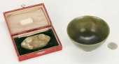 JADE INKWELL & SPINACH JADE TE