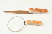 JADE MAGNIFYING GLASS & LETTER